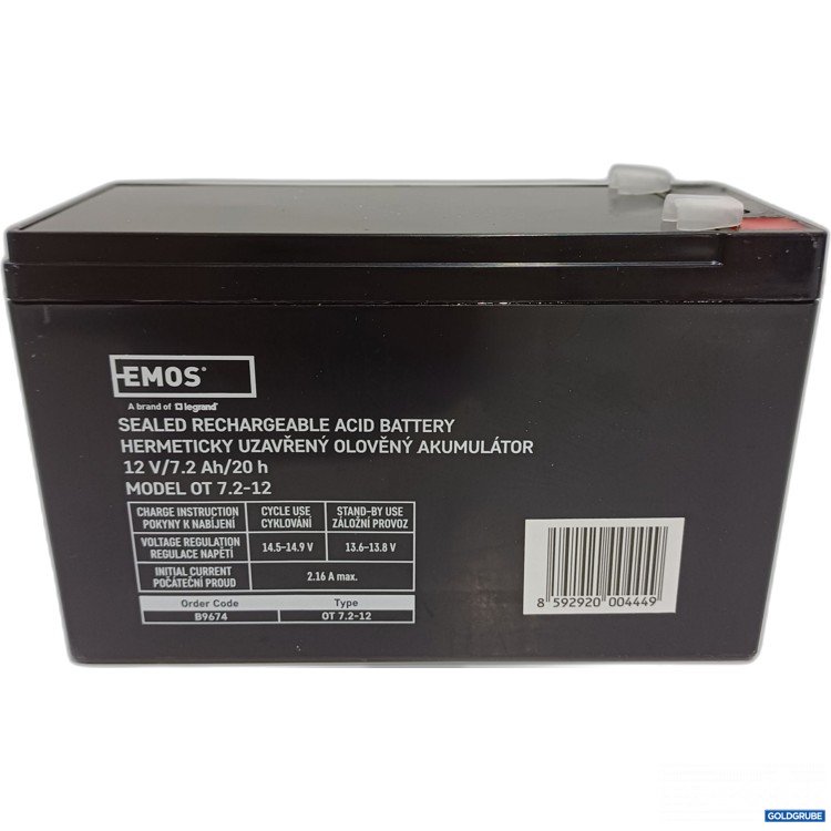 Artikel Nr. 994580 Artikel Nr. 994580: EMOS Sealed Rechargeable Acid Battery