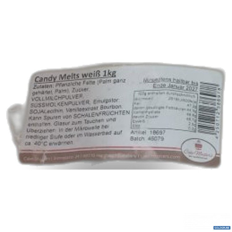 Artikel Nr. 468581 Artikel Nr. 468581: Candy Melts weiß 1 kg Verpackung beschädigt