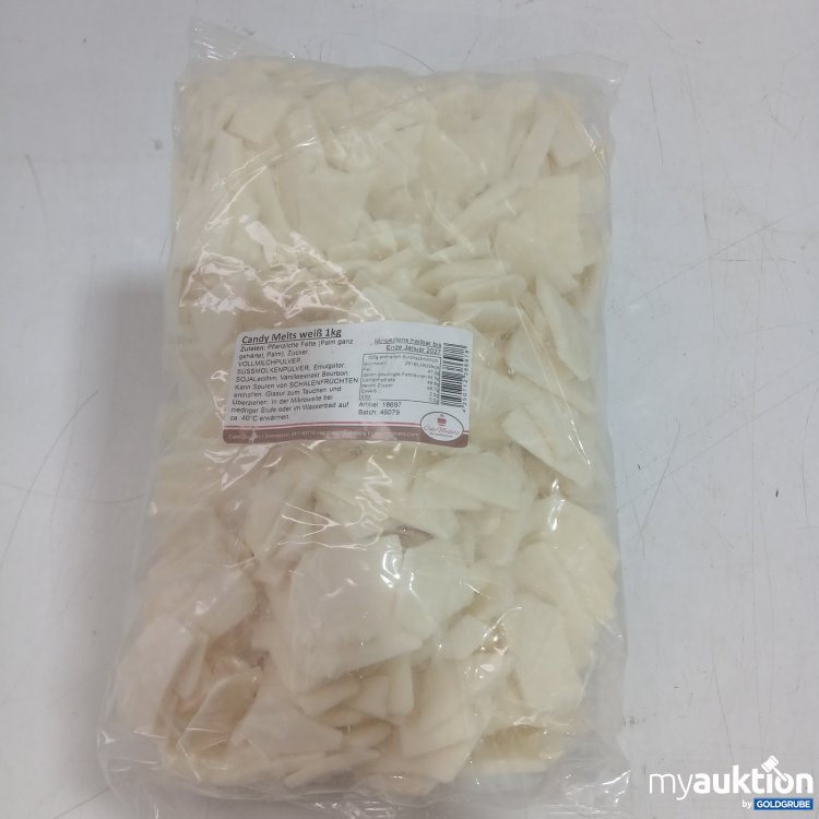 Artikel Nr. 468581 Artikel Nr. 468581: Candy Melts weiß 1 kg Verpackung beschädigt