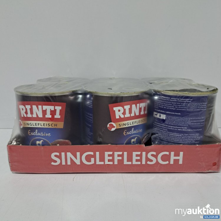 Artikel Nr. 818581 Artikel Nr. 818581: Rinti Singlefleisch Exclusive Hundefutter Pferd Pur 6x800g