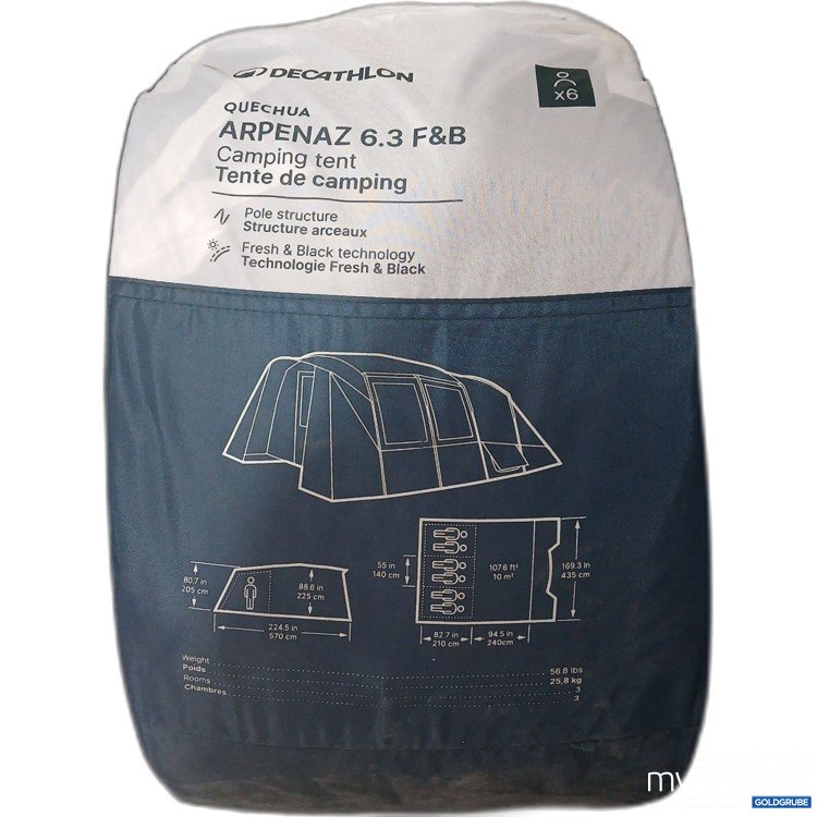 Artikel Nr. 894581: Decathlon Quechua Arpenaz 6.3 F&B Camping tent 