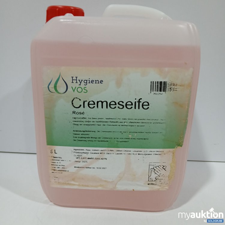 Artikel Nr. 954581: Hygiene VOS Cremeseife Rose 5L