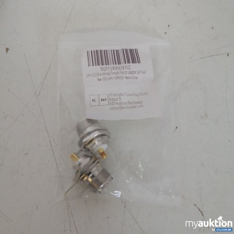Artikel Nr. 415582 Artikel Nr. 415582: UHF SO239 Buthead Female Flansch Adapter 2er Pack