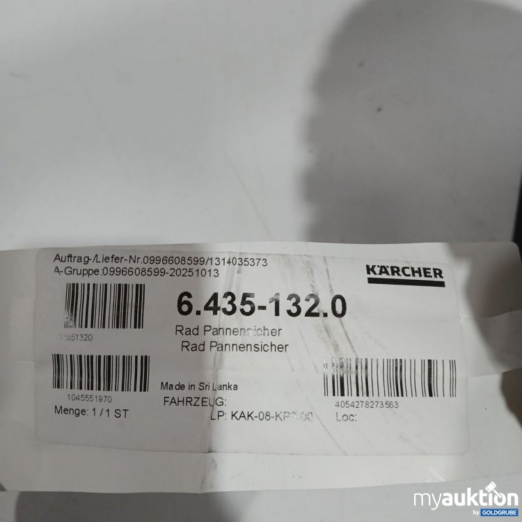 Artikel Nr. 442582: Kärcher Rad Pannensicher 6.435-132.0
