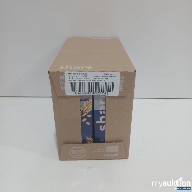 Artikel Nr. 887582 Artikel Nr. 887582: Share Bio Haferdrink 8x1l