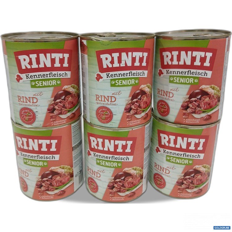 Artikel Nr. 950582: Rinti Kennerfleisch Senior Rind 6x800g 