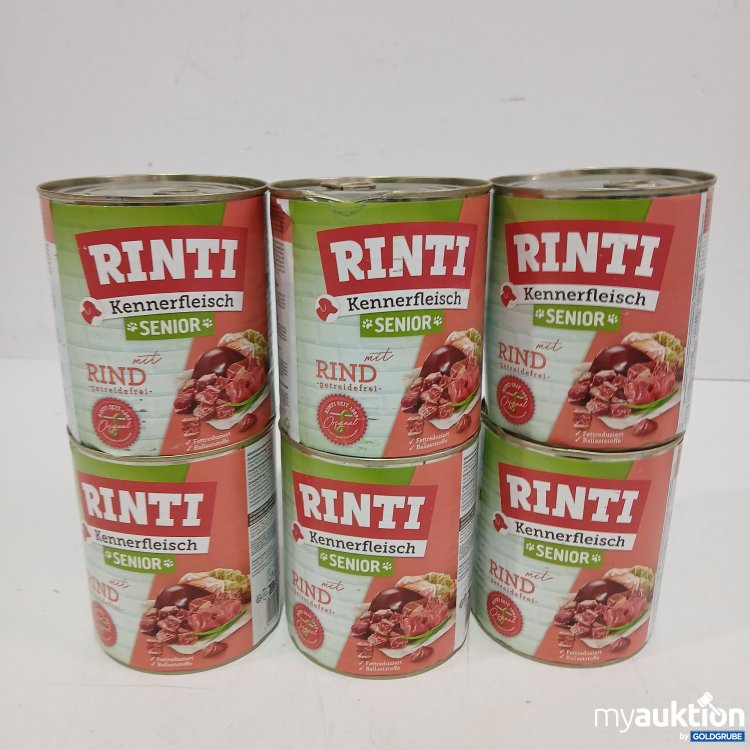 Artikel Nr. 950582: Rinti Kennerfleisch Senior Rind 6x800g 