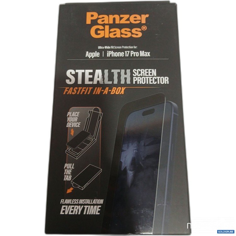 Artikel Nr. 955582: Panzer Glass Ultra- Wide Fit Screen Protection für iPhone 17 Pro Max Stealth Fastfit in a Box 