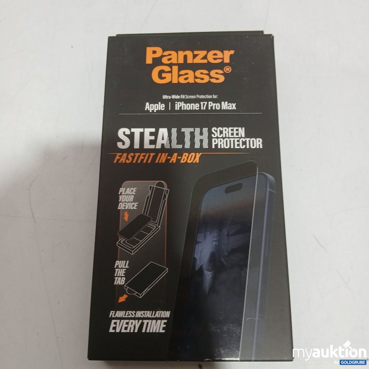 Artikel Nr. 955582: Panzer Glass Ultra- Wide Fit Screen Protection für iPhone 17 Pro Max Stealth Fastfit in a Box 