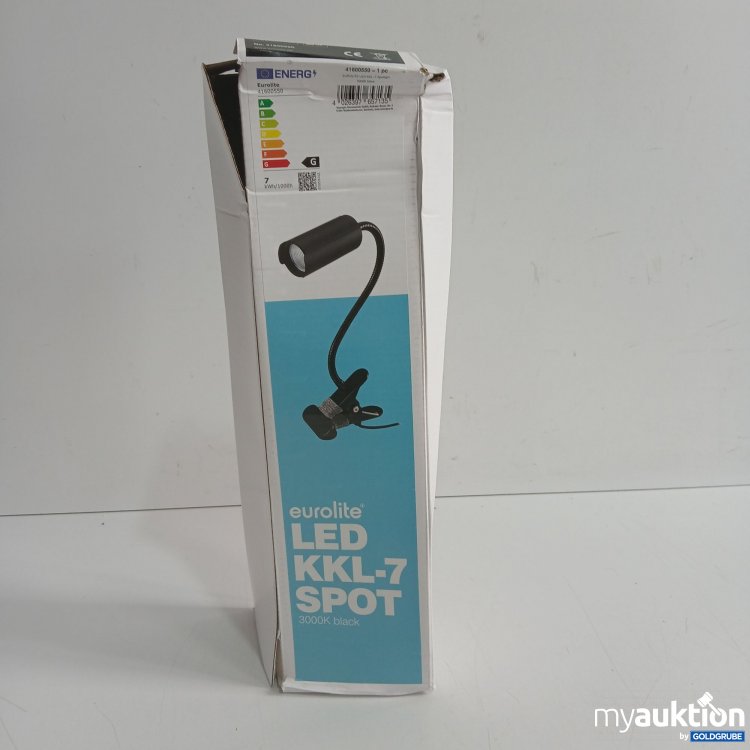 Artikel Nr. 972582: Eurolite LED KKL-7 Spot 3000K black 