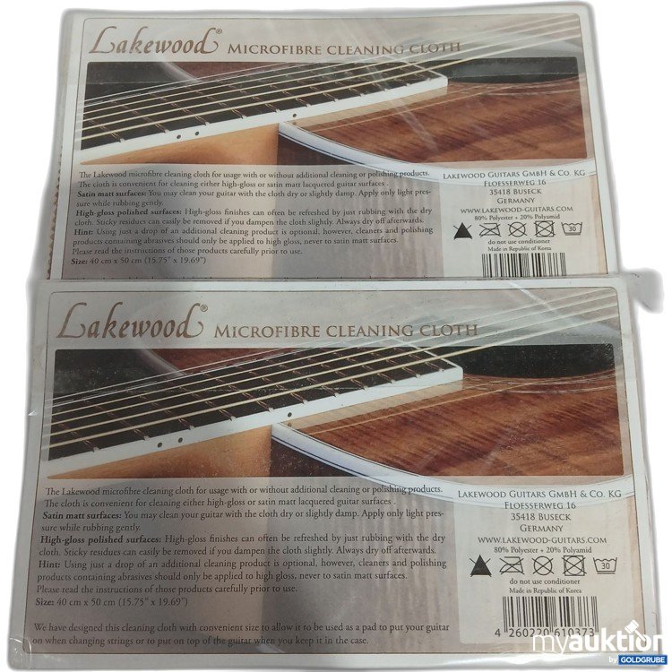 Artikel Nr. 979582 Artikel Nr. 979582: Lakewood Microfibre Cleaning Cloth