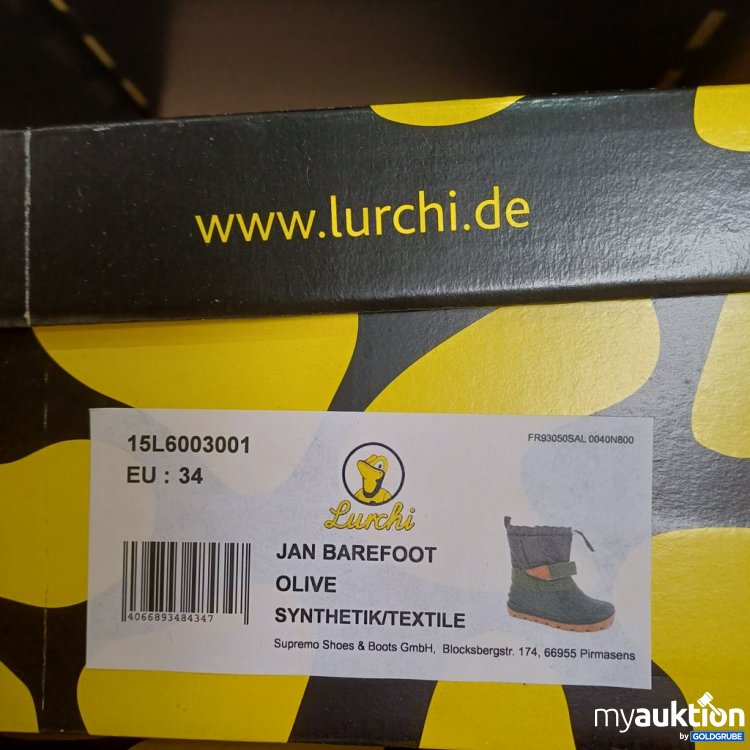 Artikel Nr. 980582 Artikel Nr. 980582: Lurchi Jan Barefoot Oliv Stiefel