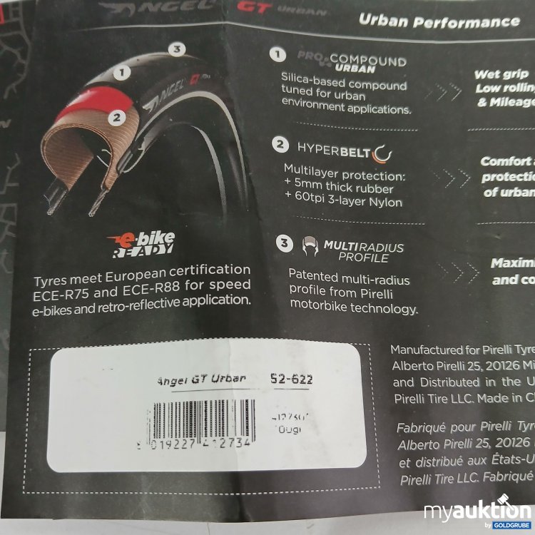 Artikel Nr. 428583 Artikel Nr. 428583: Pirelli Angel GT Urban 52-622