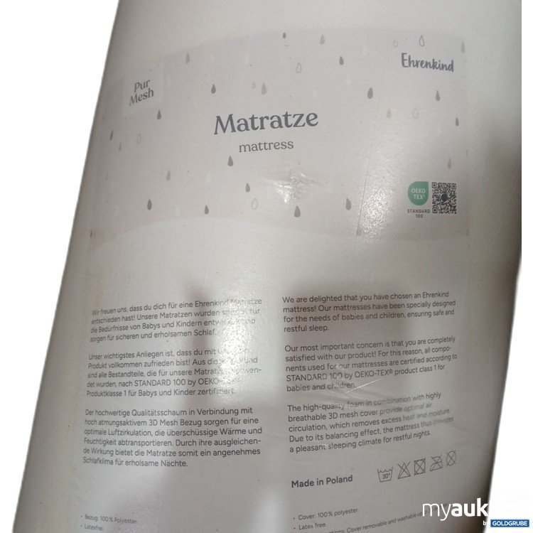 Artikel Nr. 441583: Ehrenkind Matratze Kinder- und Jugendmatratze
