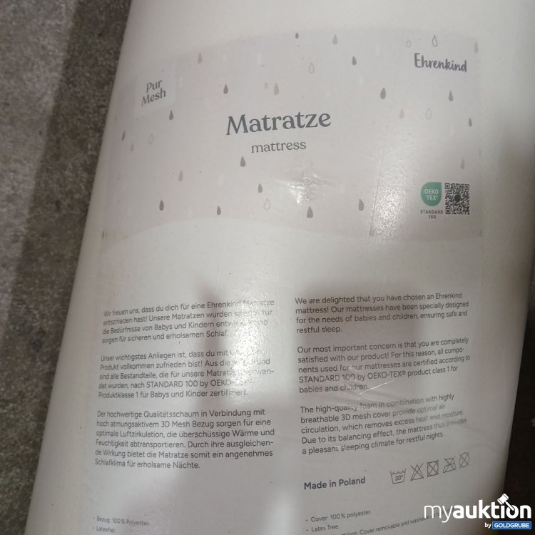 Artikel Nr. 441583: Ehrenkind Matratze Kinder- und Jugendmatratze