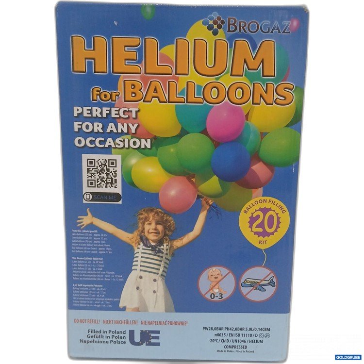 Artikel Nr. 446583 Artikel Nr. 446583: BroGaz Helium für 20 Luftballons
