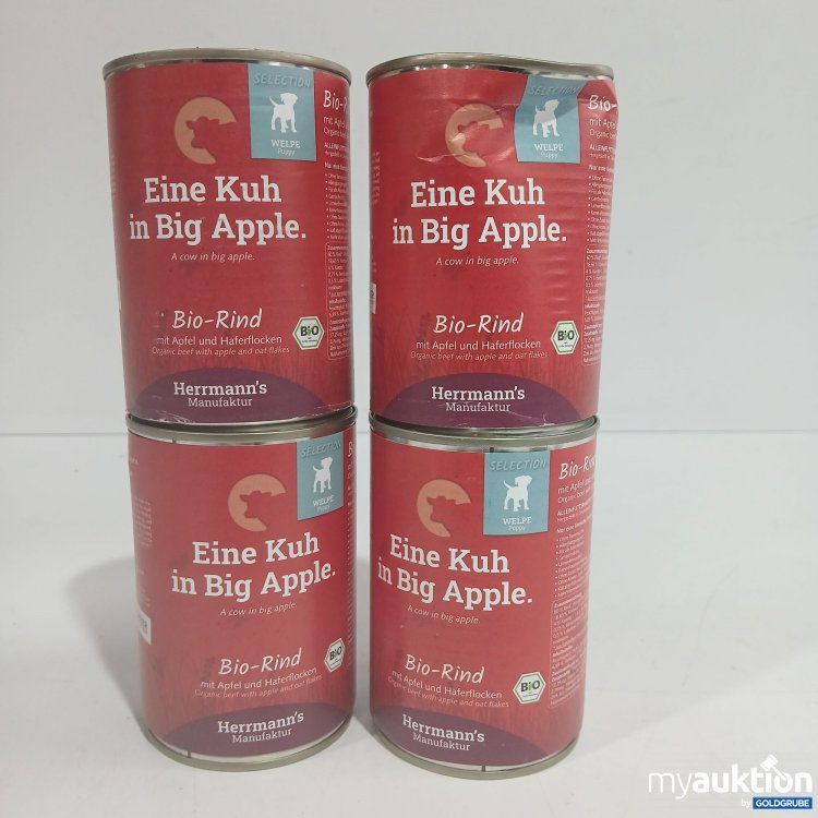 Artikel Nr. 870583: Herrmanns Manufaktur Welpe Bio Rind je 400g