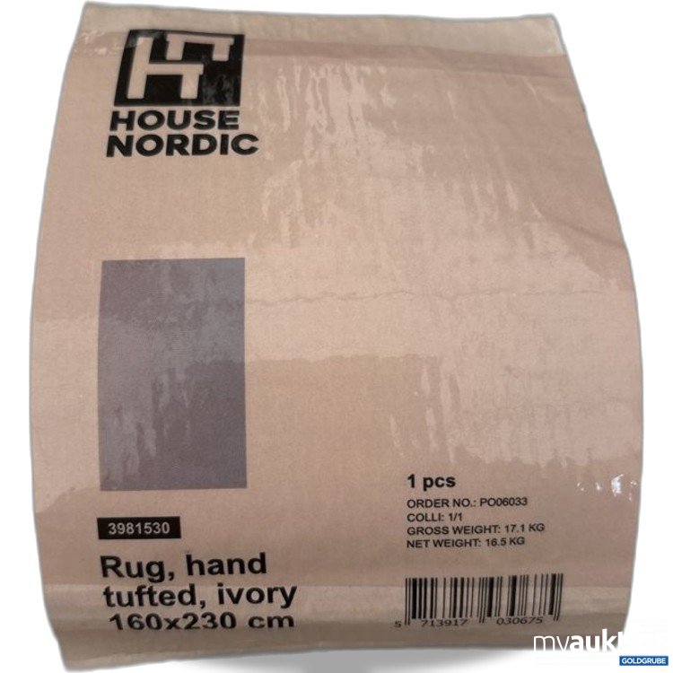 Artikel Nr. 921583: HOUSE NORDIC Rug hand tufted ivory 160x230 cm