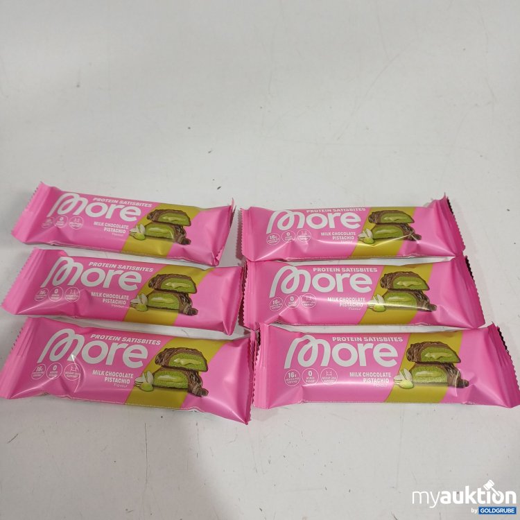 Artikel Nr. 962583: More Protein Satisbites milk chocolate Pistachio je 50g 