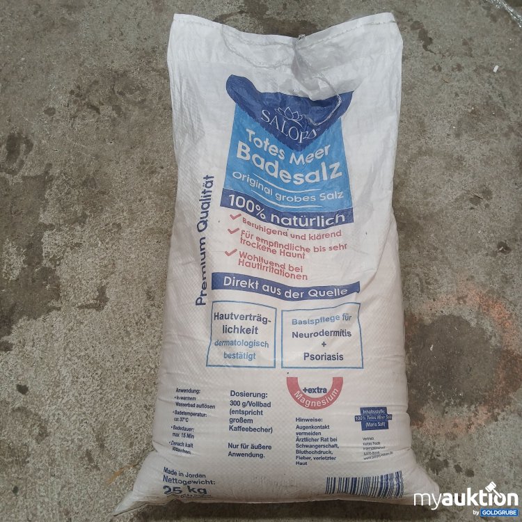Artikel Nr. 969583 Artikel Nr. 969583: Salors Totes Meer Badesalz Original grobes Salz 25kg