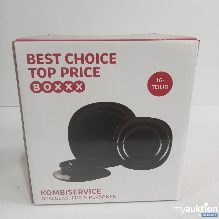 Artikel Nr. 971583 Artikel Nr. 971583: Best Choice Top Price Kombiservice Opalglas für 4 Personen 16tlg.