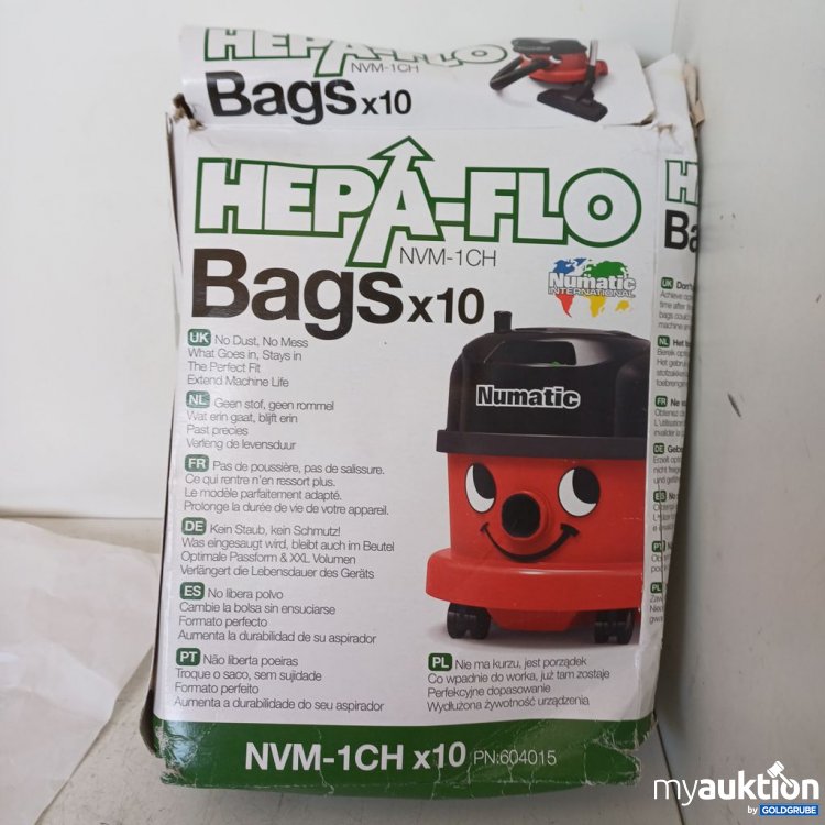 Artikel Nr. 976583: Numatic HEPA-FLO Bags NVM-1CH x10