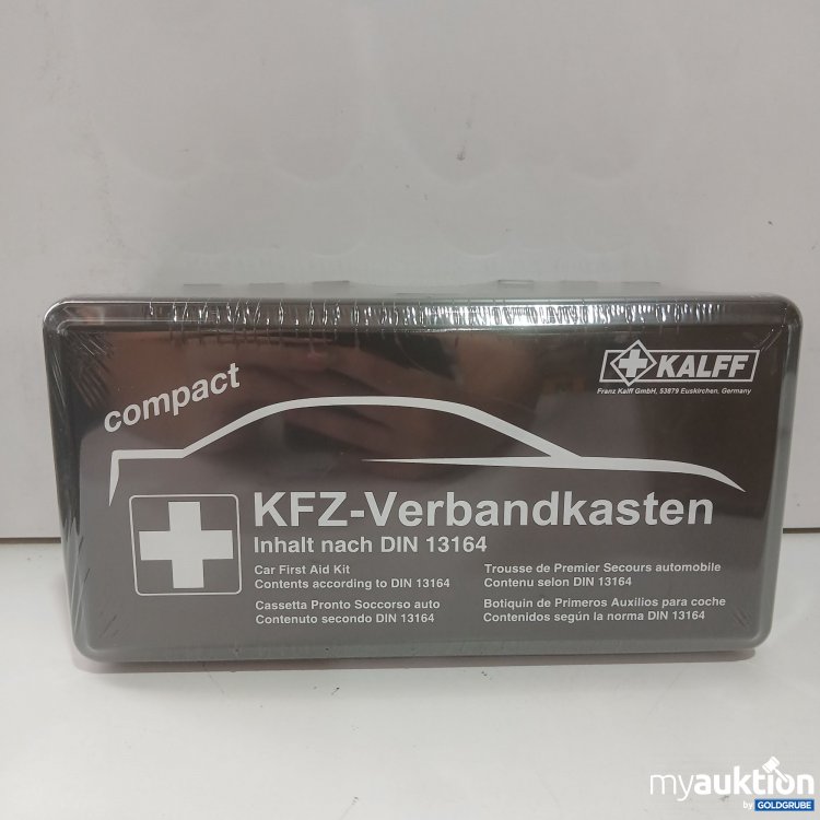 Artikel Nr. 447584 Artikel Nr. 447584: Kalff Compact KFZ Verbandkasten Inhalt nach DIN 13164