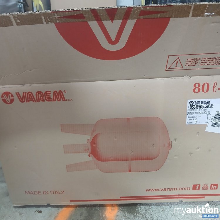 Artikel Nr. 839584: Varem US080362CS0000 Pump System Blue 80l 10bar
