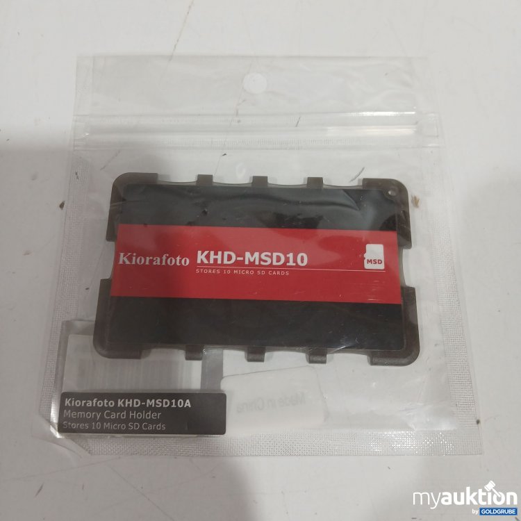 Artikel Nr. 882584 Artikel Nr. 882584: Kiorafoto KHD-MSD10 Memory Card Holder