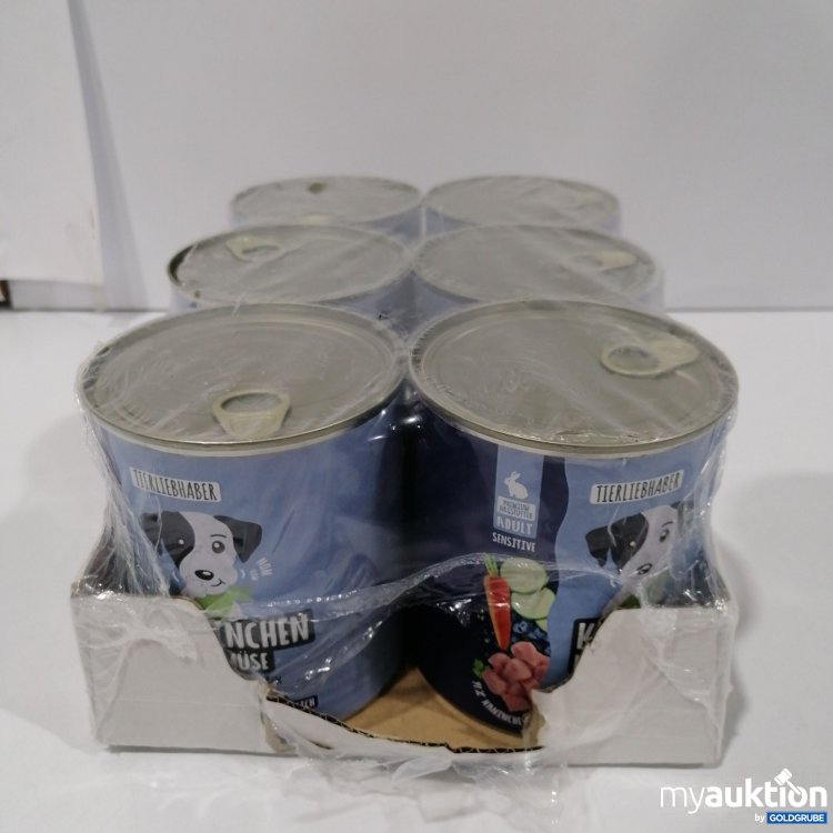 Artikel Nr. 896584: Tierliebhaber Hund Kaninchen mit Gemüse 6x800g 