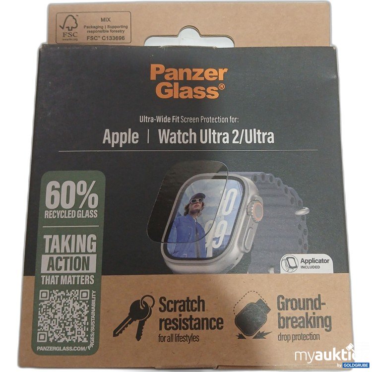 Artikel Nr. 955584: Panzer Glass Ultra- Wide Fit Screen Protection für Apple Watch Ultra 2/ Ultra 