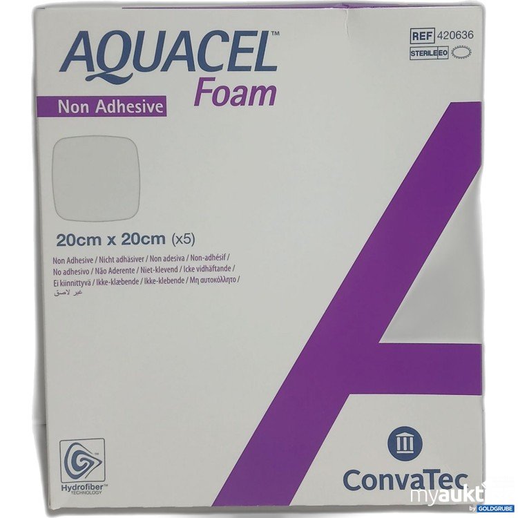 Artikel Nr. 979584 Artikel Nr. 979584: Aquacel Foam Non Adhesive 20cm x 20cm 5Stk