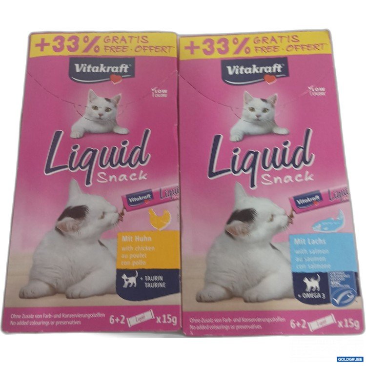 Artikel Nr. 984584: Vitakraft Liquid Snack Huhn 8x15g + Lachs 8x15g