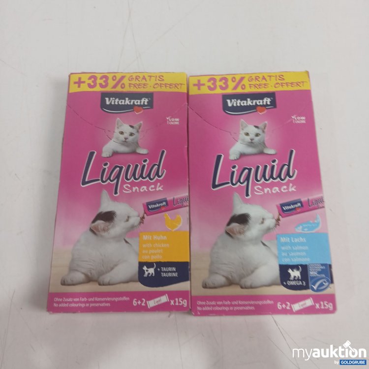 Artikel Nr. 984584: Vitakraft Liquid Snack Huhn 8x15g + Lachs 8x15g