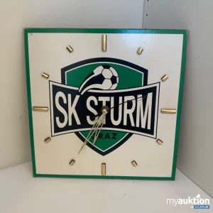 Auktion SK Sturm Graz Retro Wanduhr