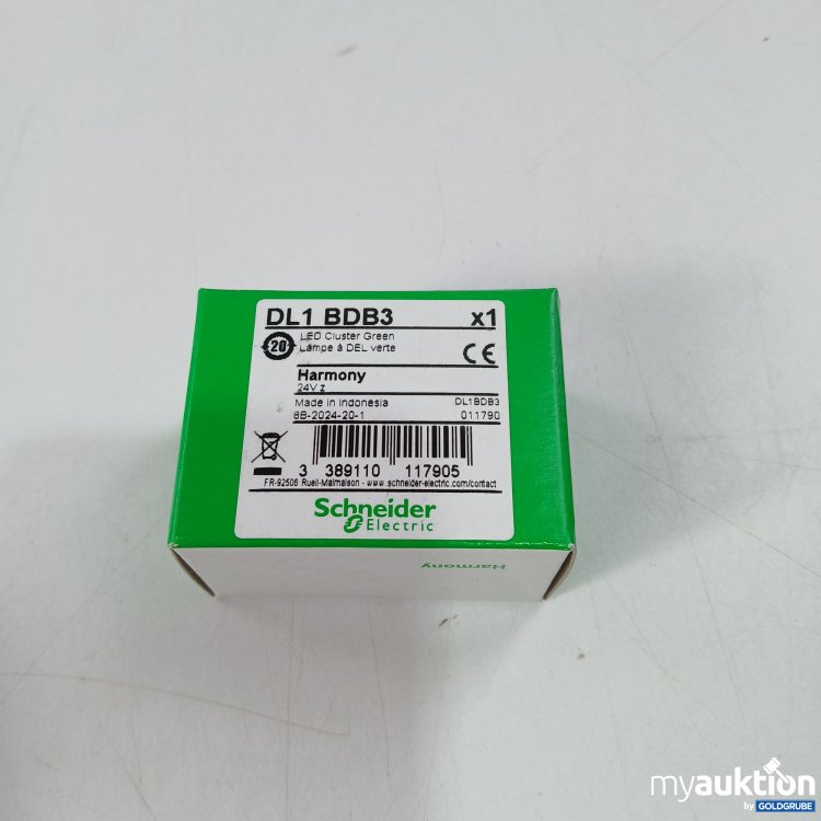 Artikel Nr. 436585 Artikel Nr. 436585: Schneider DL1 BDB3 LED Cluster Green