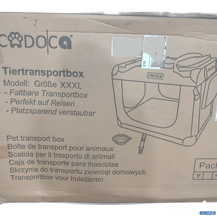 Artikel Nr. 447585 Artikel Nr. 447585: Cadocan Tiertransportbox Größe xxxl