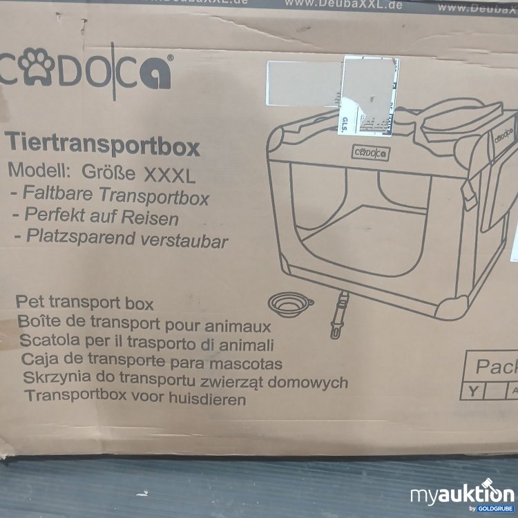 Artikel Nr. 447585 Artikel Nr. 447585: Cadocan Tiertransportbox Größe xxxl