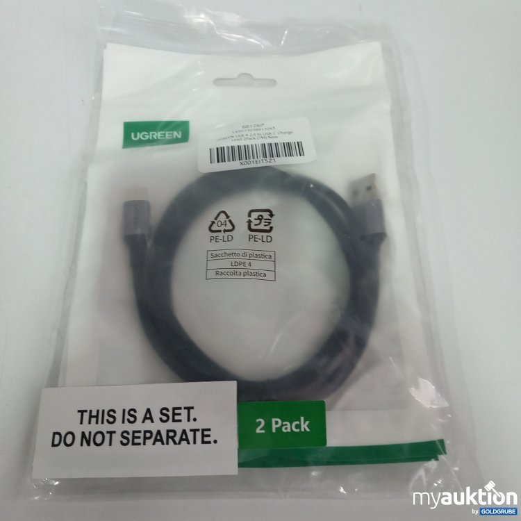Artikel Nr. 821585 Artikel Nr. 821585: Ugreen USB A 2.0 To USB Charge Laad 1m