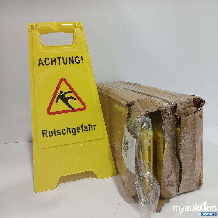 Artikel Nr. 865585: Achtung Rutschgefahr Aufsteller 6Stk 