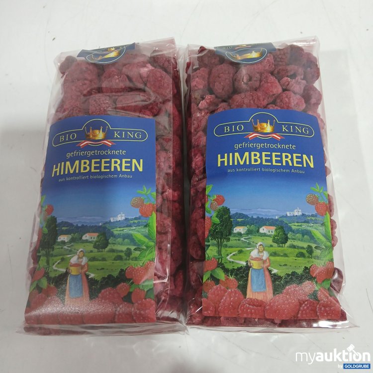 Artikel Nr. 878585: Bio King gefriergetrocknete Himbeeren je 100g