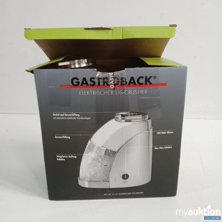 Artikel Nr. 916585: Gastroback Elektrischer Eis-Crusher