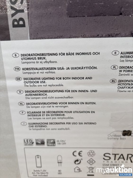 Artikel Nr. 921585: Star Trading Dekorationsbeleuchtung Innen- und Außenbereich 120cm