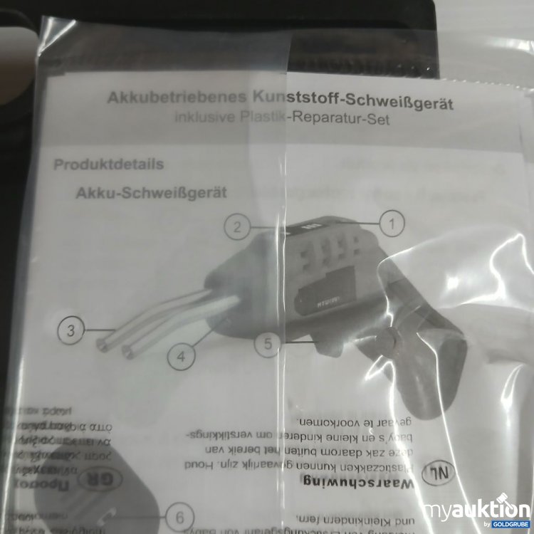 Artikel Nr. 922585: Akku Kunststoff-Schweißgerät Set