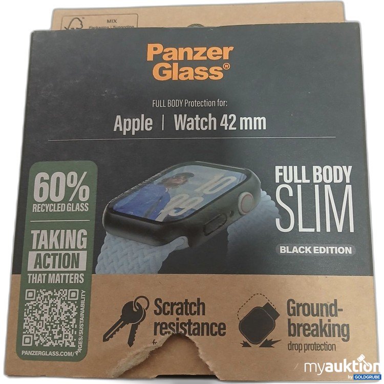 Artikel Nr. 955585: Panzer Glass Full Body Protection für Apple Watch 42mm Full Body Slim Black Edition 