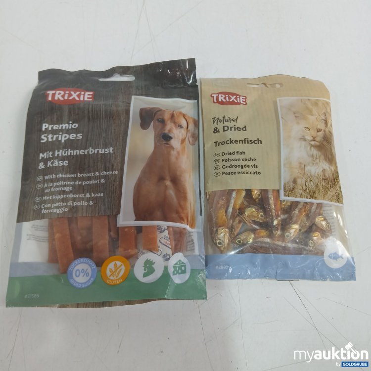 Artikel Nr. 984585: Trixie Premio Stripes Huhn100g + Trockenfisch 50g