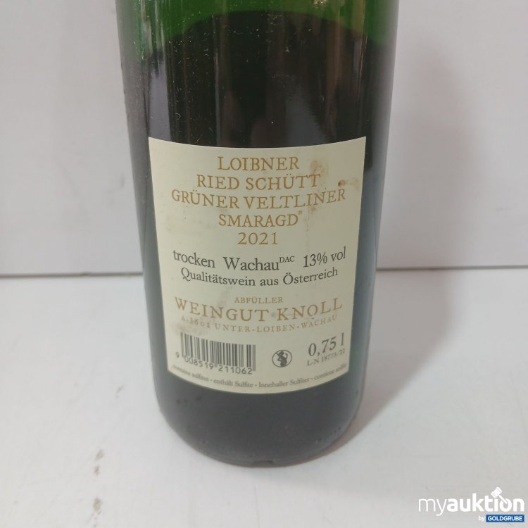 Artikel Nr. 993585: Weingut Knoll Ried Schütt Loibner Grüner Veltliner Smaragd 0,75l 