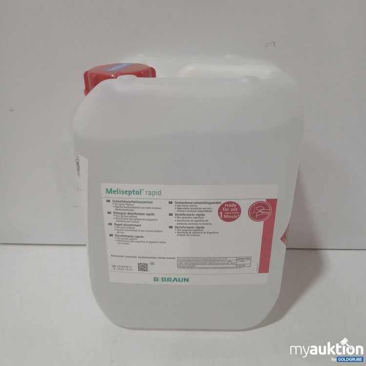 Artikel Nr. 995585 Artikel Nr. 995585: B|Braun Meliseptol rapid Schnelldesinfektionsmittel 5L