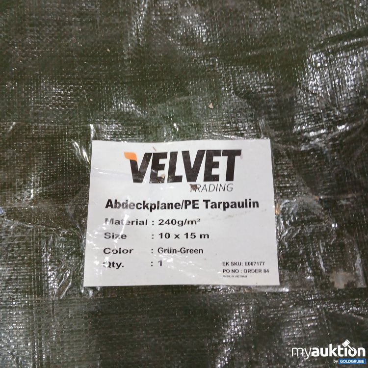 Artikel Nr. 439586: Velvet Abdeckplane PE Tarpaulin