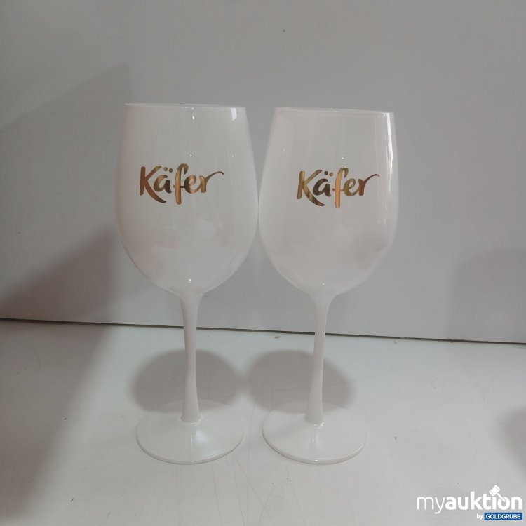 Artikel Nr. 447586: Käfer Kelchgläser 2stk weiß